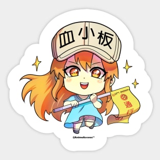 Hataraku Saibou: Cells at Work - Platelet-chan Sticker